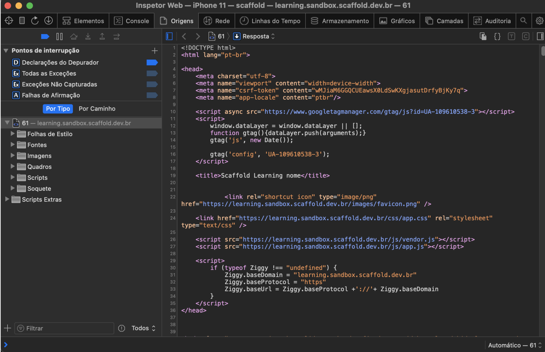 safari example