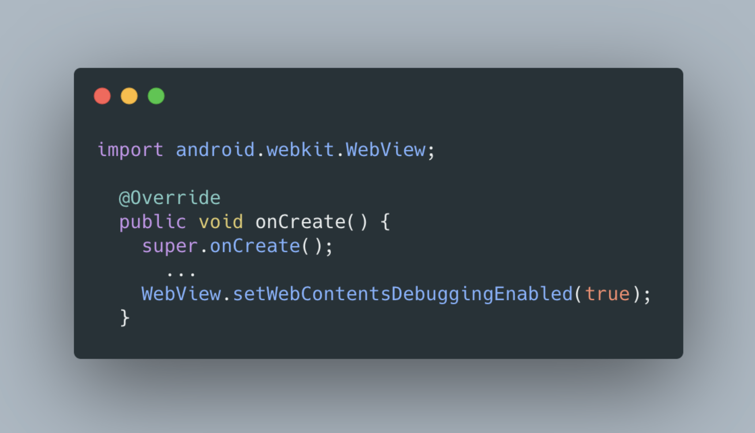 safari example