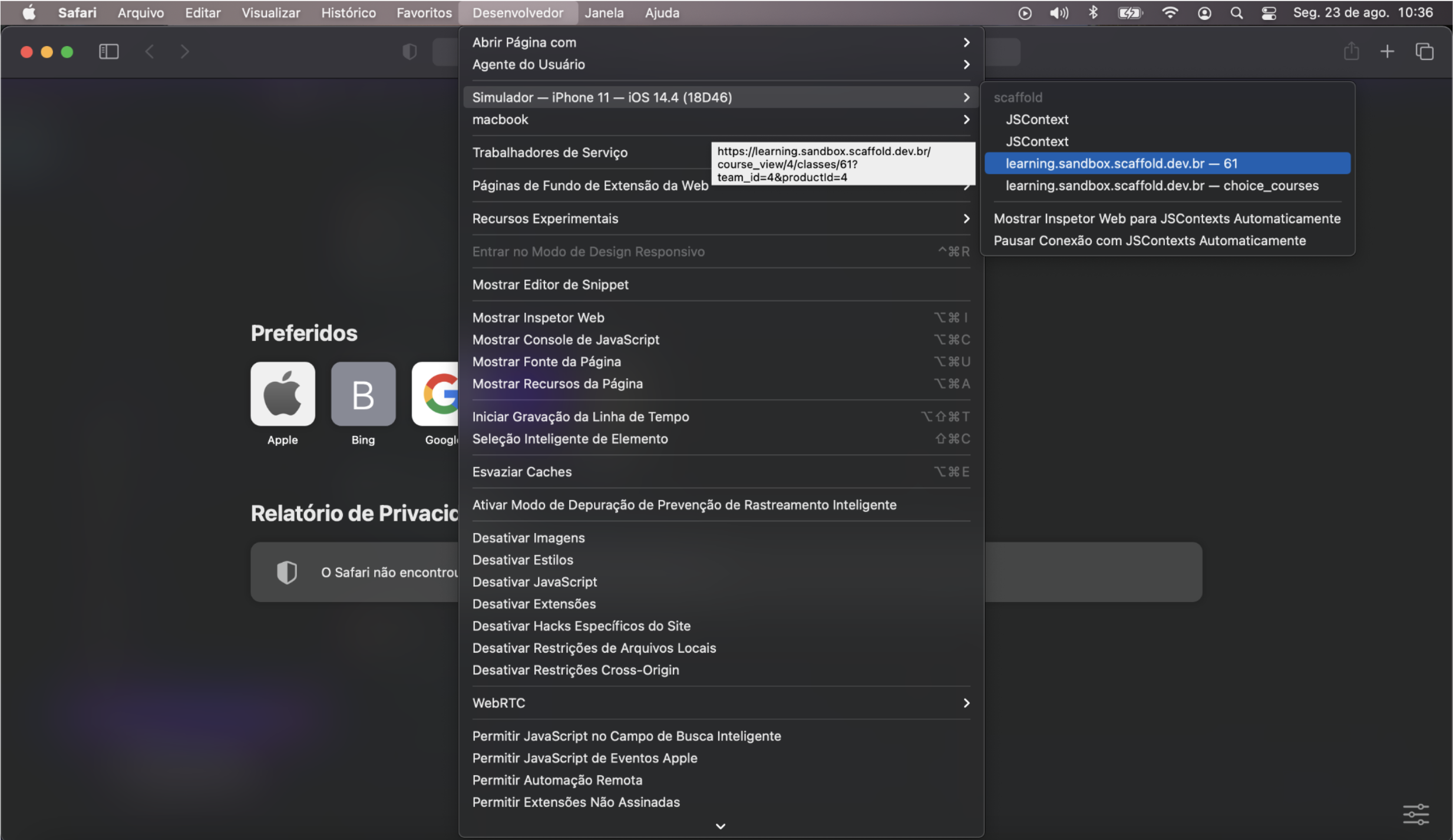 safari example